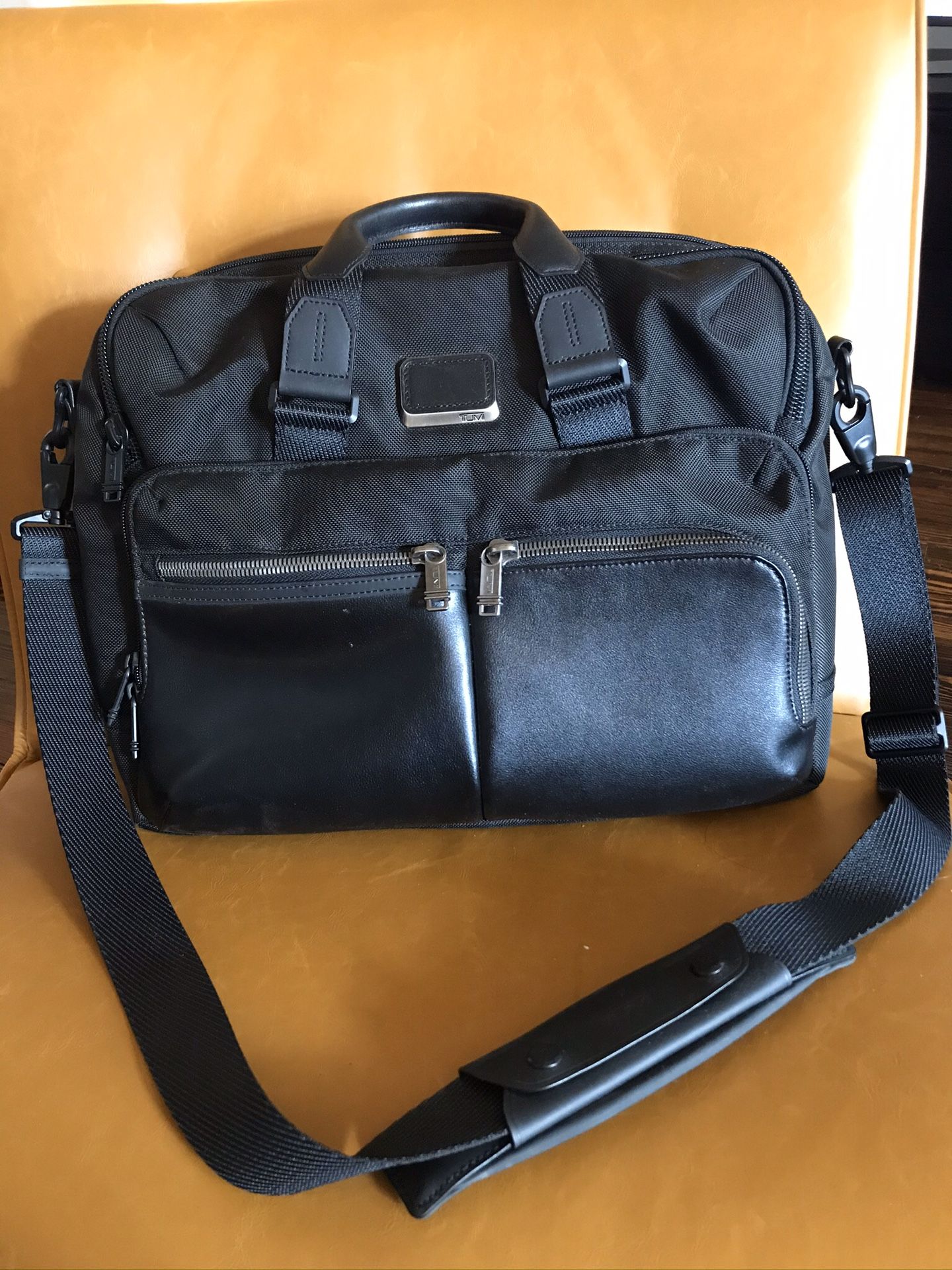 Tumi Alpha Bravo Patterson Brief (Laptop Bag) - Black