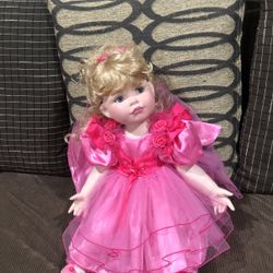 Vintage Porcelain Doll 