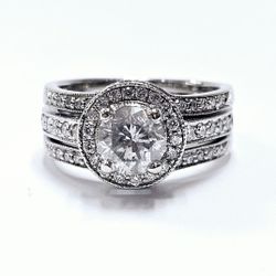 Gold Diamond Ring Set #11264