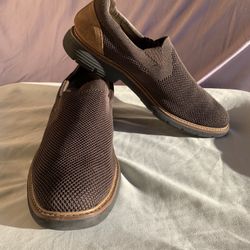 Mark Nason Men's Brown Knit Slip-On Loafers Size 10.5
