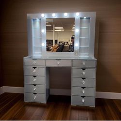 Vanities , Glamorous, LED Lights , Storage , Vanity 