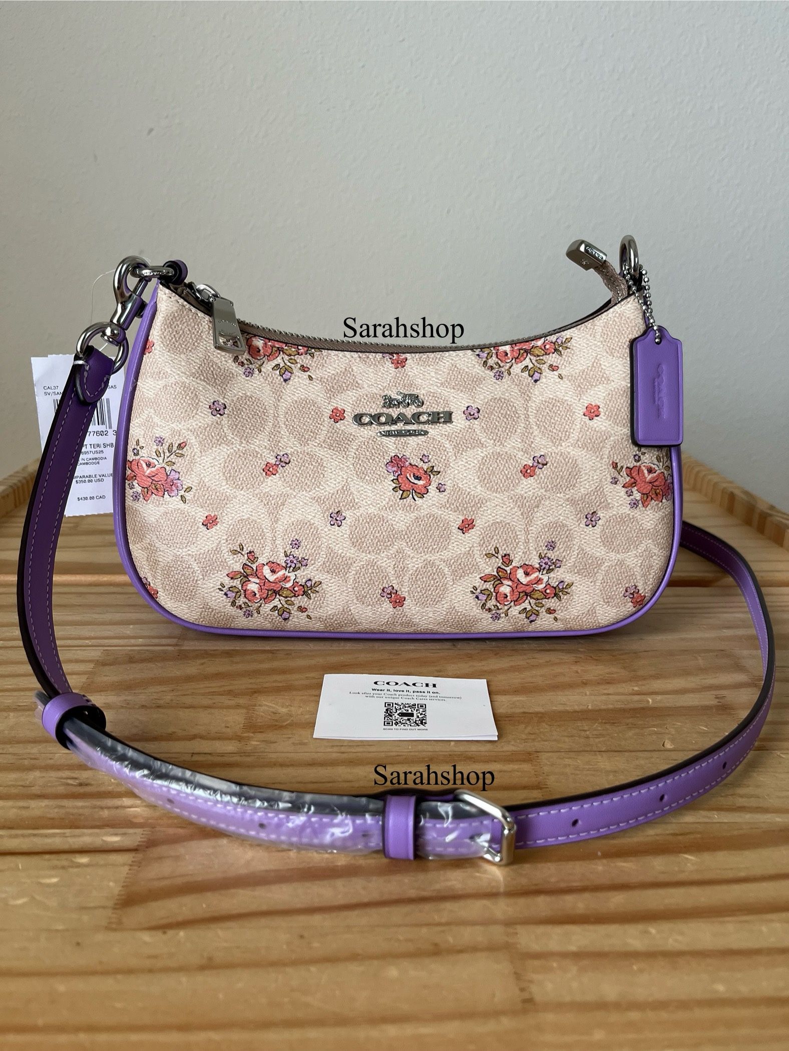 Coach Teri Shoulder Bag In Signature Floral Printed