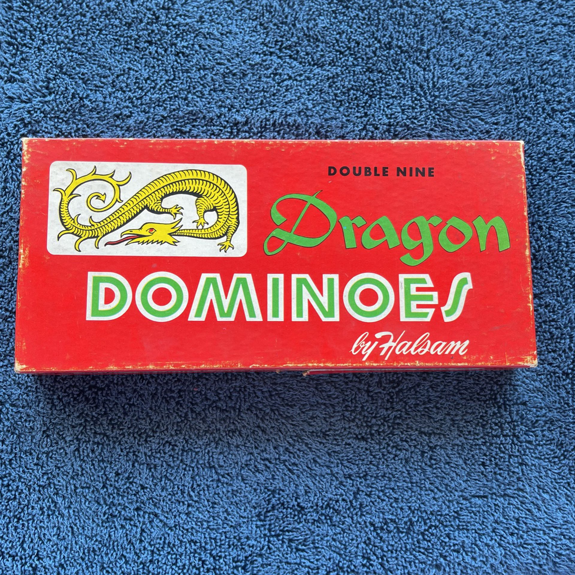 Double Nine Vintage Dragon Dominoes By halsam 