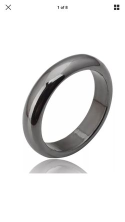 Black Gallstone Magnetic Ring