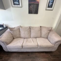 3 Pc Living Room Set With rocker/recliner And Sofa Bed