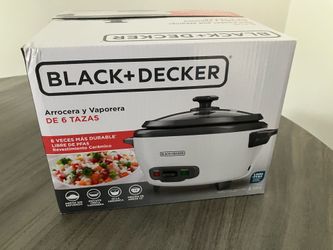 Rice Cooker ( Black + Decker ) 6-Cups