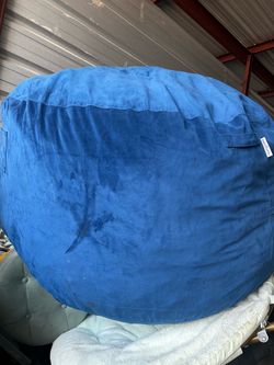 HOMGUAVA Large Bean Bag Chair – Blue