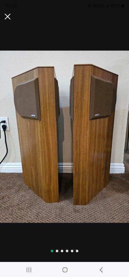 Vintage Bose 401 Speakers