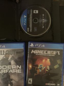 ps4 like new comes with modern warfare