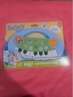 Bluey electronic piano