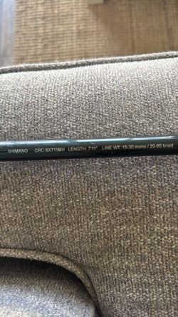 Shimano crucial swim bait rod