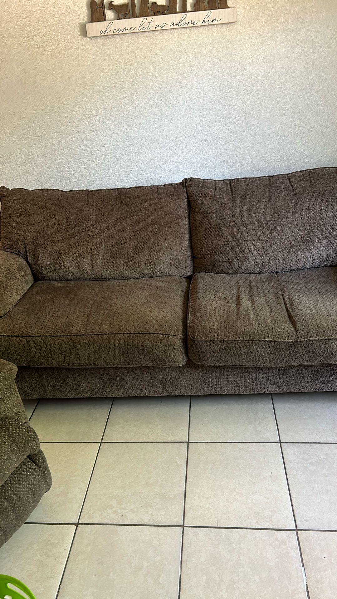 Couch Brown Clean $40