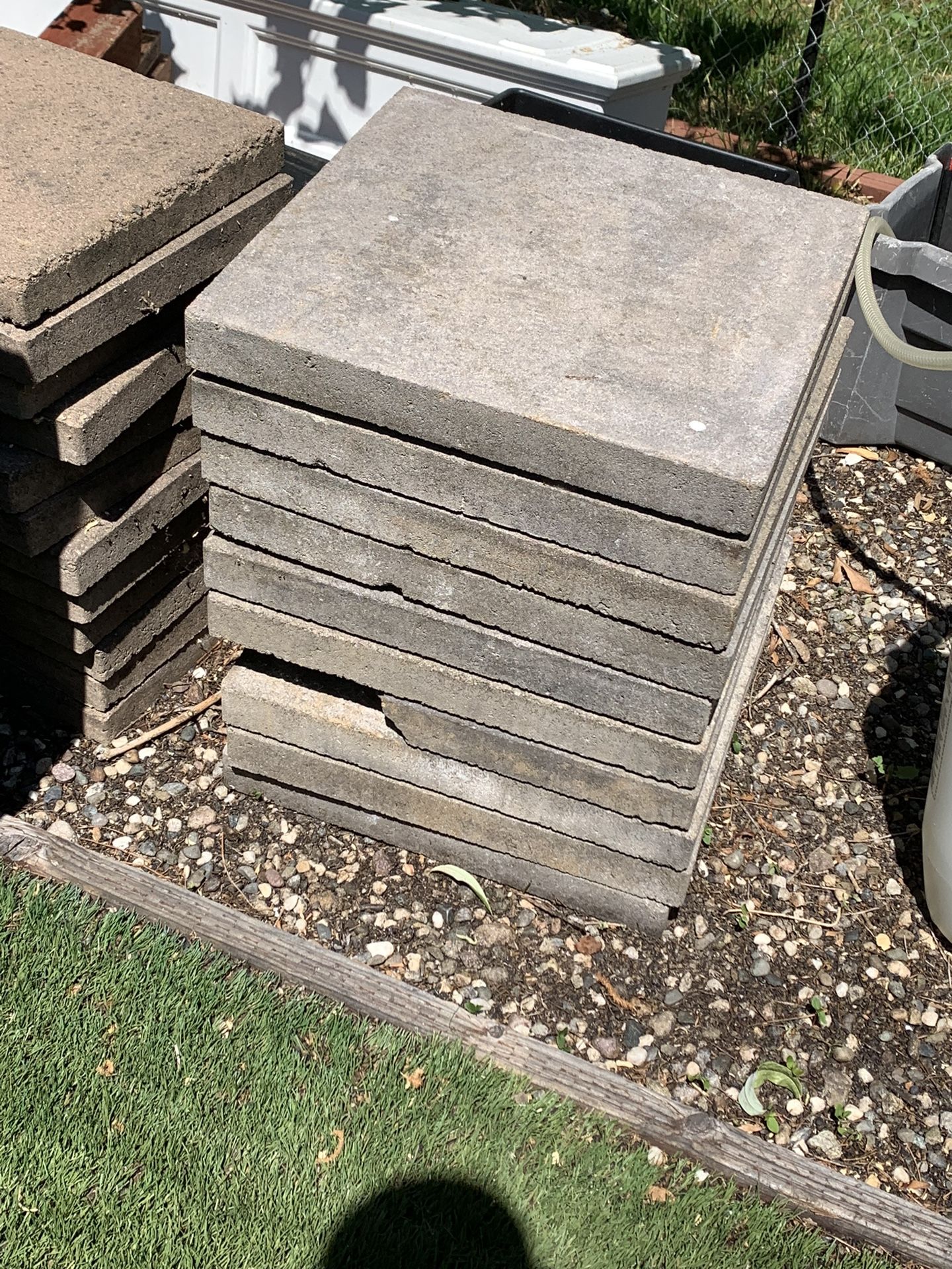 Ten 16” Square Concrete Patio Blocks for Sale in San Diego, CA - OfferUp