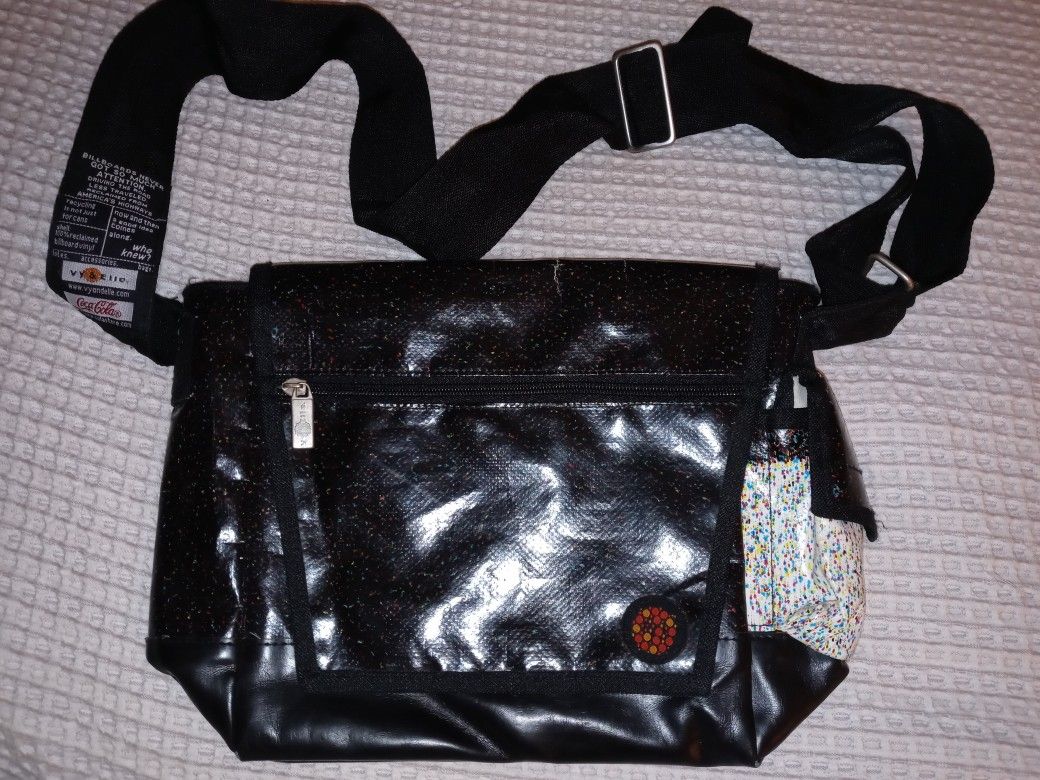 VY & Elle | Billboard Messenger Bag Purse | Recycled | Cross Body | Satchel