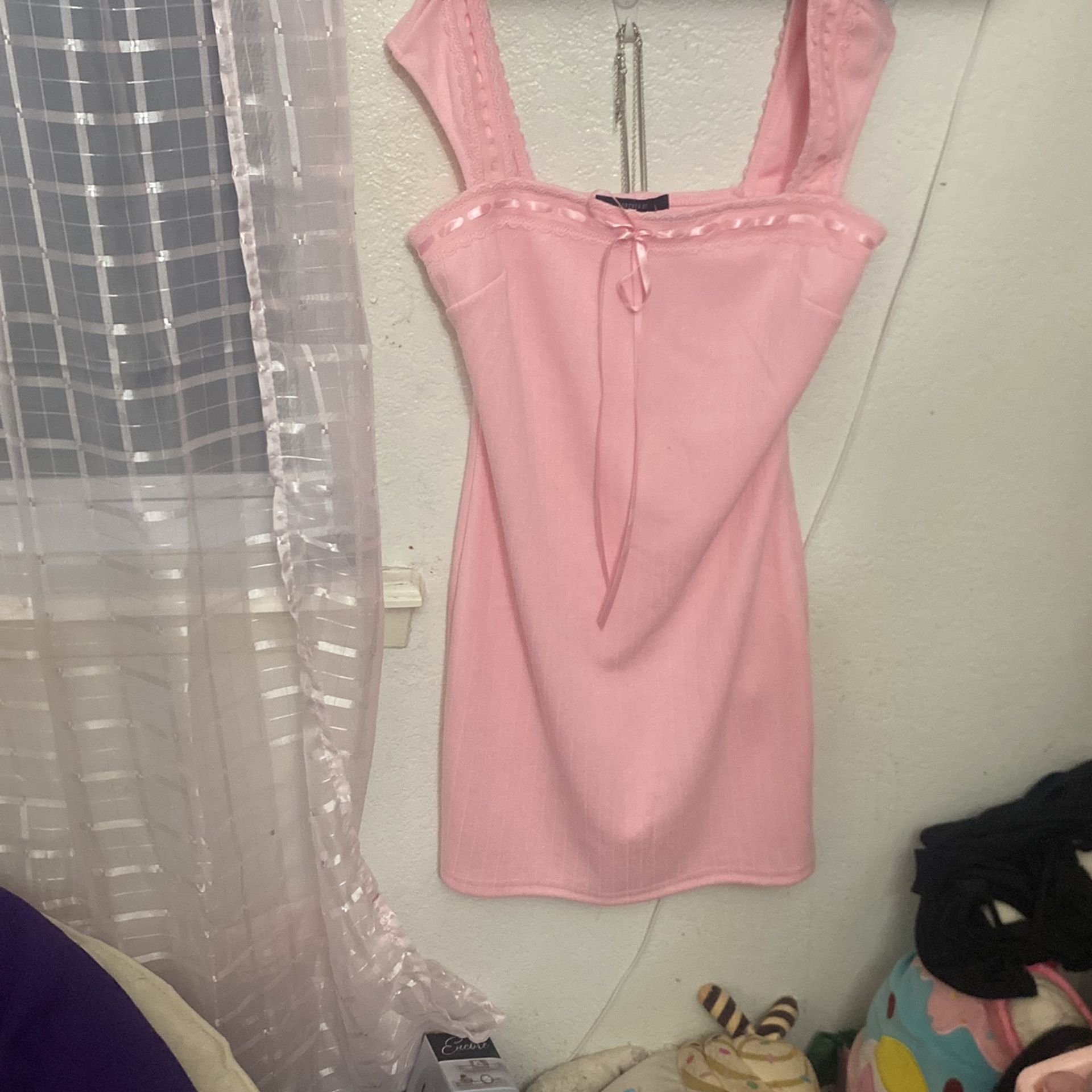 pink cute dress