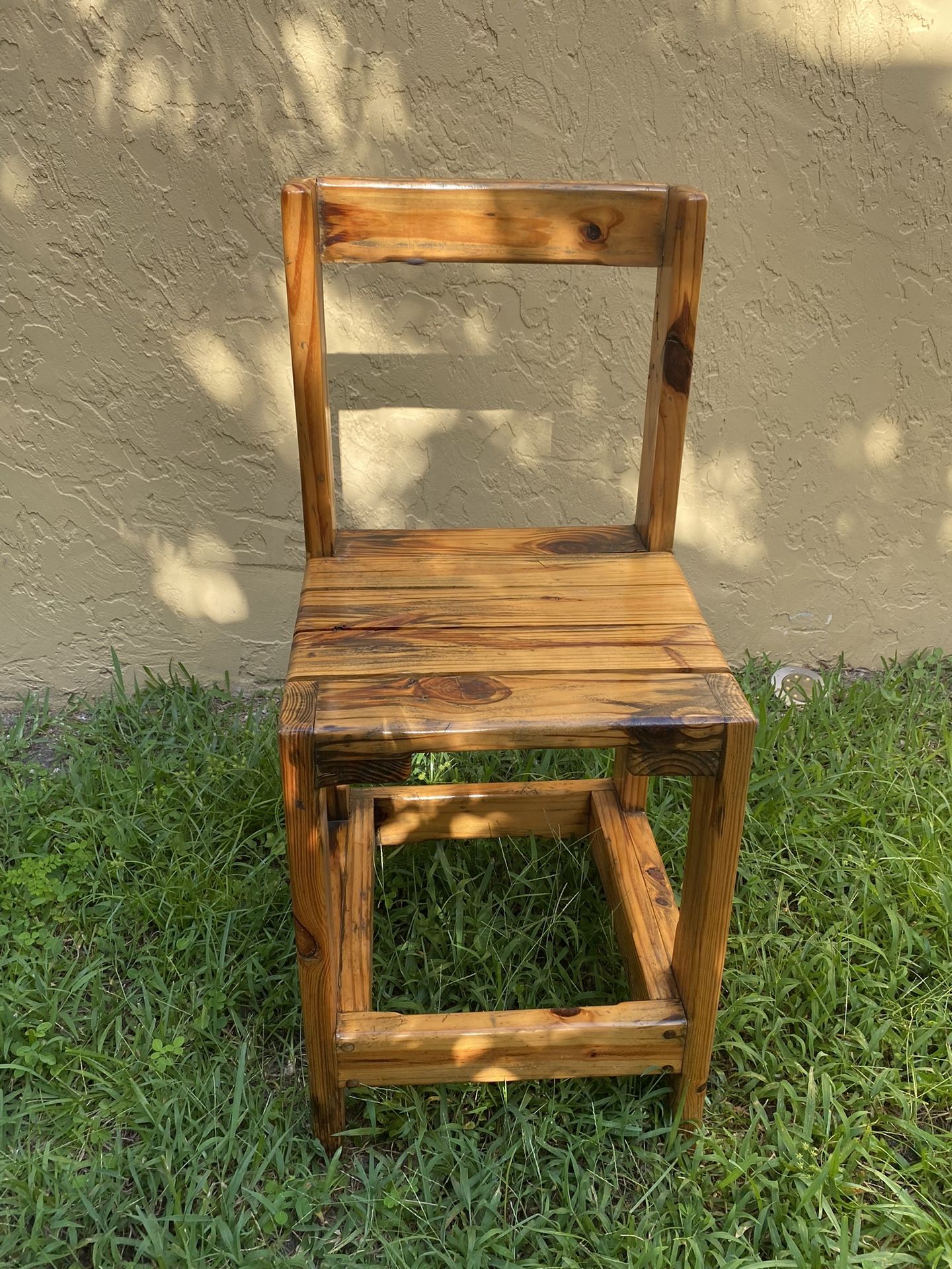 45 Solid Wooden Bar Stool Patio Chair for Sale in Boca Raton, FL OfferUp