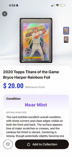 Bryce Harper Topps Card