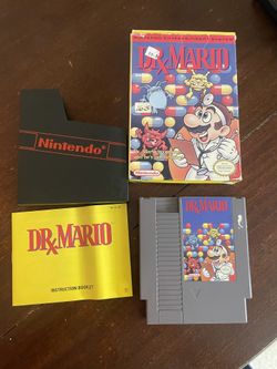 Dr Mario NES CIB With Hang Tab 
