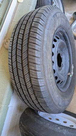 Tire Michelin combo spare tire set up! - P255x70xr18 radial tire, 5 lug wheel !