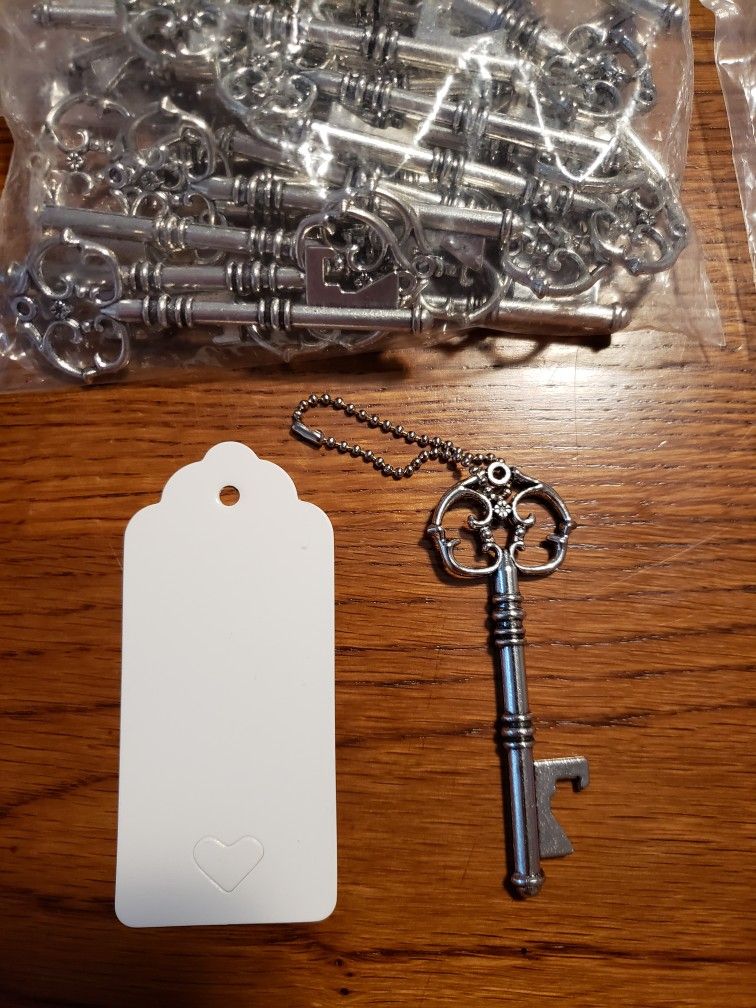 25 Set Of Skeleton Key Bottle Opener