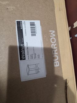 Burrow Dram Bar Cart (Walnut) — New in Box