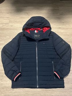 Tommy Hilfiger navy blue puffer jacket