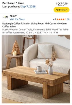 Coffee table