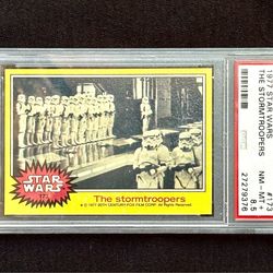 RARE 1977 Topps Star Wars #173 The Stormtroopers Series 3 - PSA 8.5