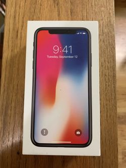 iPhone X open box 64 GB, Space Grey unlocked-Verizon