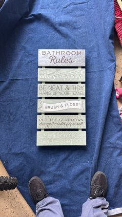 Bathroom Frame Decoration