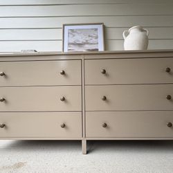 Long 6 Drawer Dresser