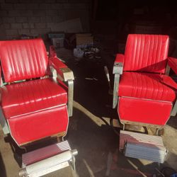 Vintage barber chair