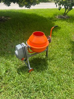 Portable cement mixer