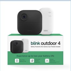 Blink Outdoor 4 (newest model)Wireless smart security camera, Sync Module INCLUDED