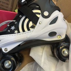 New Big Kids Adjustable Skates Size 5.5-7