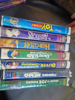 Disney VHS Tapes Lot of 7