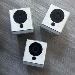 Three Wyze Cam v2 Cameras 