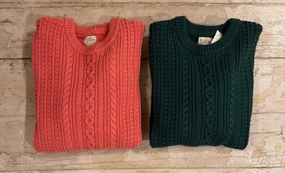 J.CREW Cable Knit Sweaters - NEW - Men’s Medium