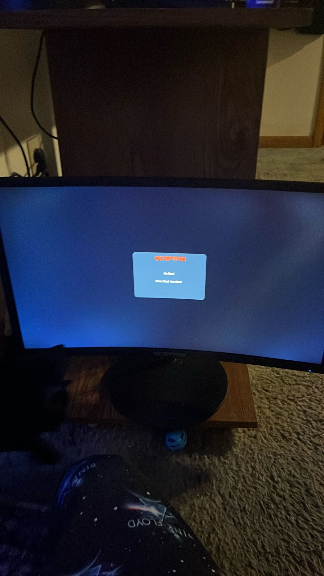 24 inch PC gaming monitor curved screen