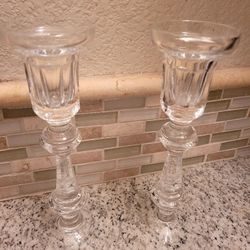 Beautiful Waterford Cystal Candle Sticks