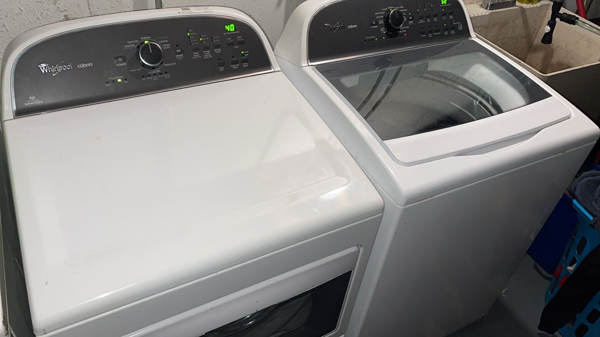 Whirlpool Large Washer And Dryer