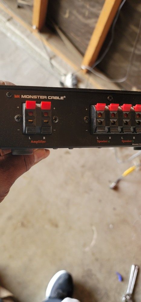 Monster cable Amplifier protection for indoor