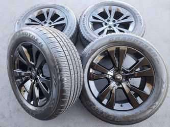 20" Ford Explorer New Gloss Black OEM Wheels and Tires