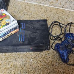 ps2 with original controller wires and games
