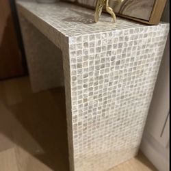 Ivory Console Table 