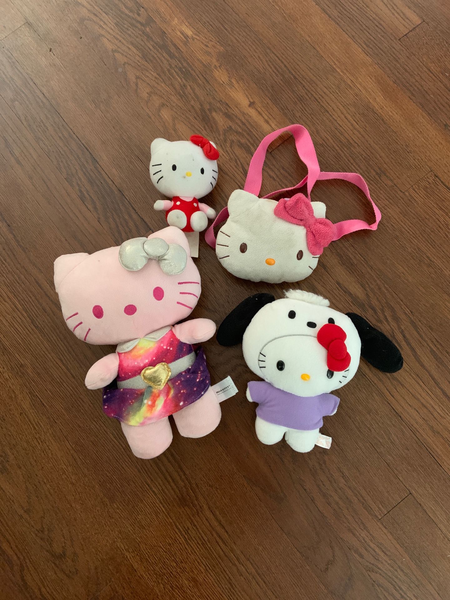 Hello Kitty plushy and purse bundle