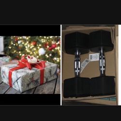 Pair of New 20 Lb  Dumbbells In Box Great Gift 