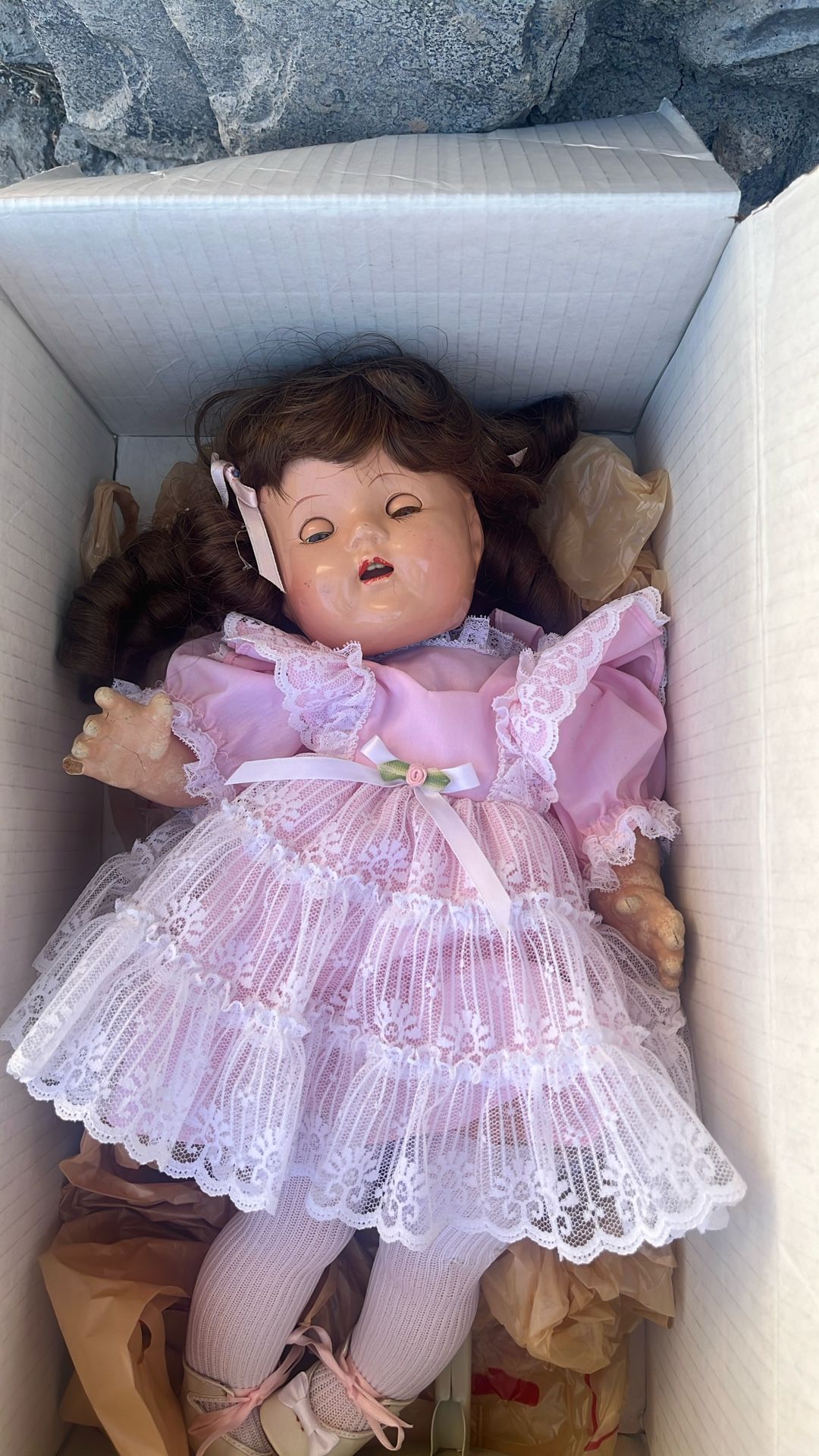 Vintage Porcelain Doll