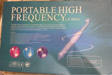 Portable High Frequency LZ-006A BRAND NEW IN BOX DO YOUR RESEARCH ON HOW TO USE IT BEFORE BUYING.