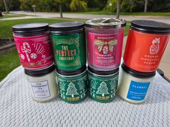 Single wick Bath & Body candles. Each. New